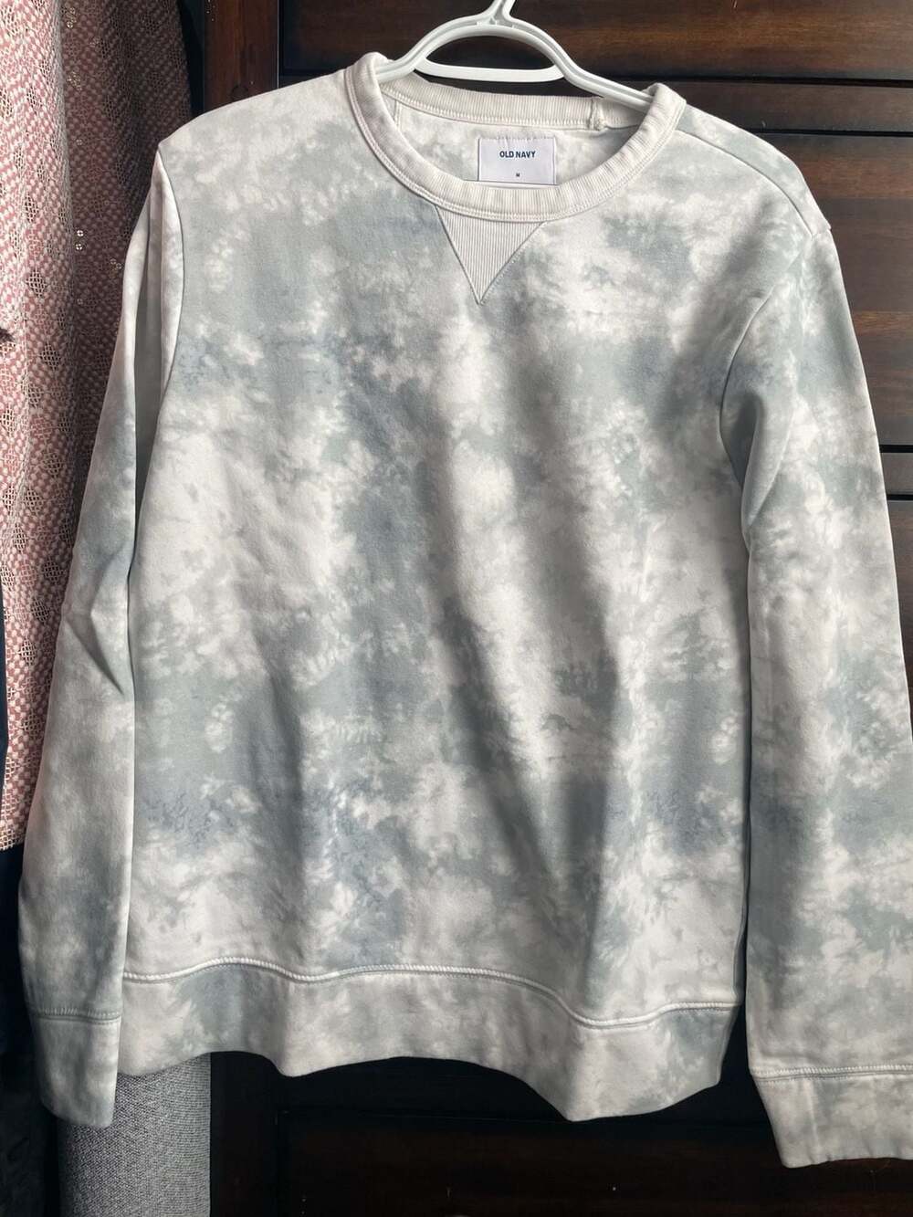 Charcoal Grey Tie-Dyed Crewneck